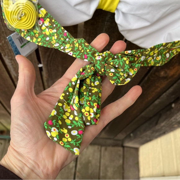 Splendid Swim Wear Yellow Bandeau Bikini Top NWT Sz L - Picture 6 of 14